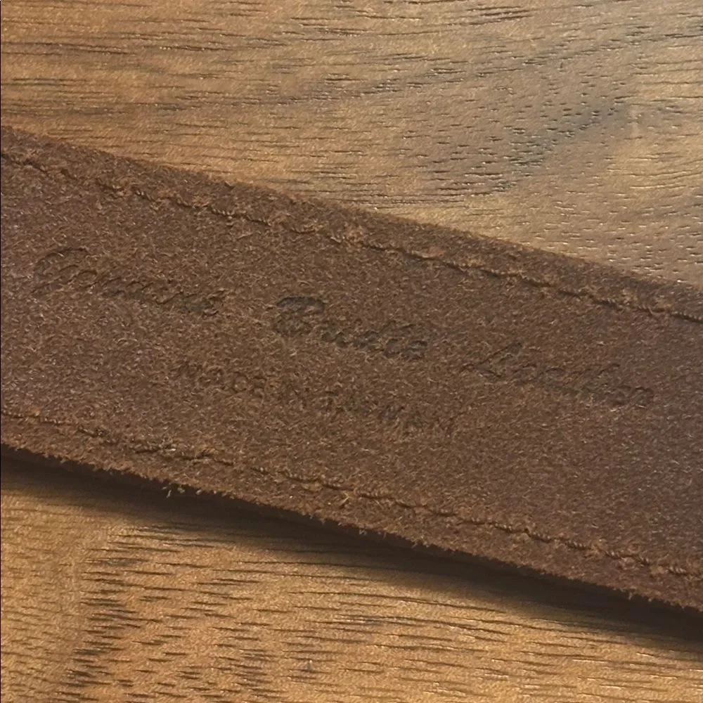 Vintage Fossil Belt with heavy brass buckle